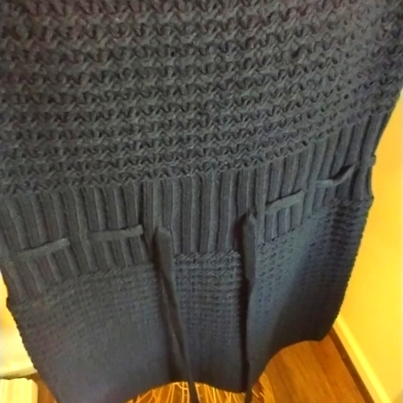 DressNWT Black mock neck crouche mini sleeveless - Picture 3 of 8